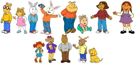 Arthur Characters by MarkPipi on DeviantArt