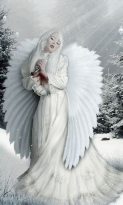 Snow angel GIF - Download & Share on PHONEKY