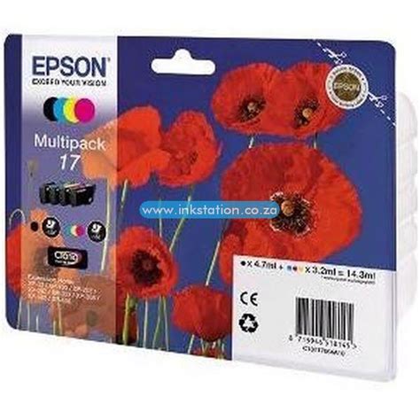 Original Epson 17 Multipack Ink Cartridge - Ink Station