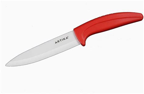 Artika 5" Ceramic Utility Knife | Straight Edge - White Ceramic Blade ...