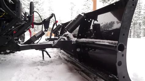 Plowing Snow with the Polaris Ranger 900 XP - YouTube