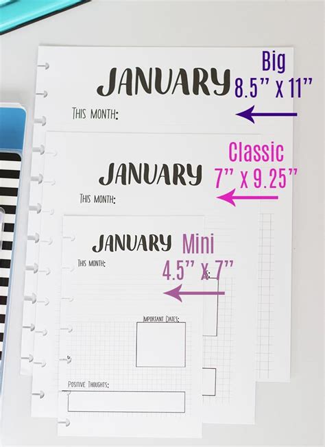 How to Resize Printables to Fit Any Happy Planner Size (with VIDEO ...