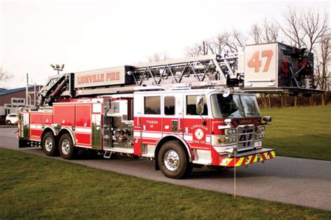 LIONVILLE FIRE COMPANY No 1 – 100’ Rear Mount Aerial - Glick Fire ...