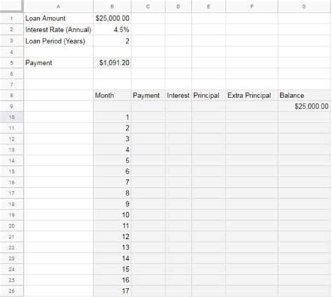 Loan Amortization Table With Extra Payments Excel | Elcho Table