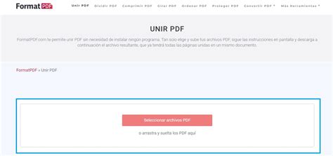 Unir documentos en PDF online es posible