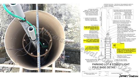 Planning for the Underground Conduit Installation.