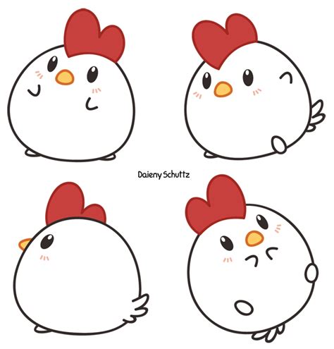 Chibi Chicken by Daieny on DeviantArt | Cute kawaii animals, Cartoon ...