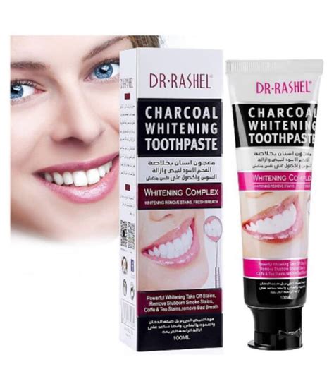 DR.RASHEL Charcoal Whitening Toothpaste Teeth Whitening Gum 100 ml: Buy ...