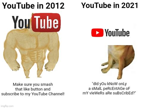 YouTube then and now - Imgflip