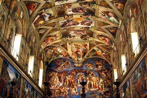 Sistine Chapel Ceiling Painting Wallpaper | Shelly Lighting