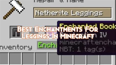 Best Enchantments For Leggings In Minecraft - Pillar Of Gaming