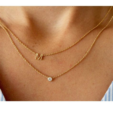 14K INITIAL NECKLACE – LUMO