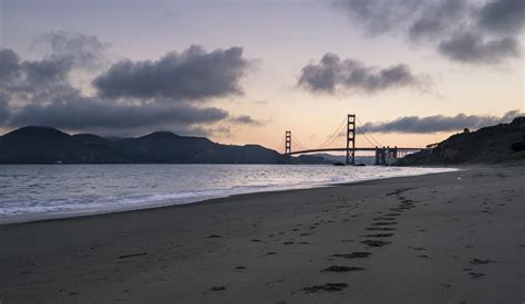 The Golden Gate Bridge from Baker Beach, USA