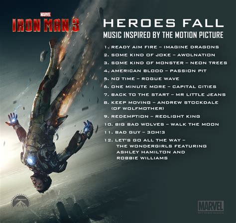 IRON MAN 3 Soundtrack (Various Artists and Brian Tyler) | The ...