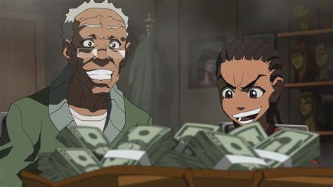 98+ Boondocks Wallpaper Huey and Riley