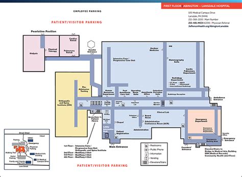 Jefferson Hospital Map