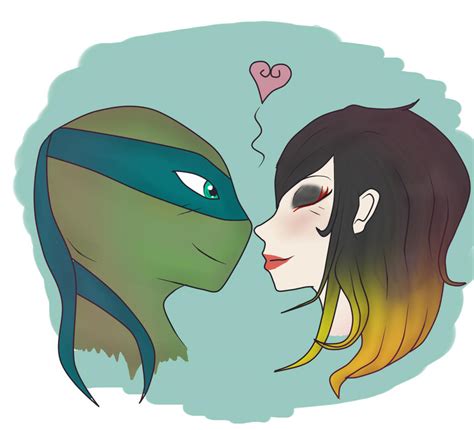 tmnt Leo and Karai by OchiWochy on DeviantArt