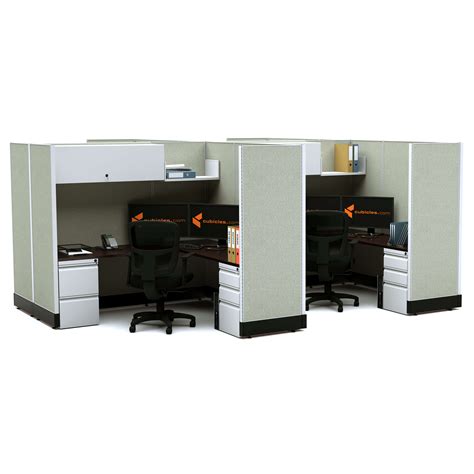 Modular Furniture 67H Powered - Modular Office Desk Furniture 67H 4pack ...