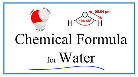 Structural Formula Of Water