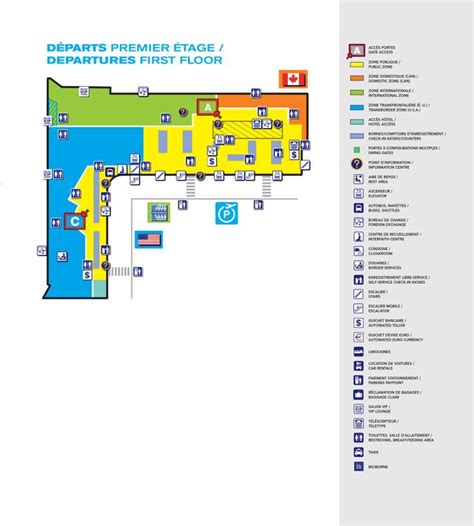 Montreal-Pierre Elliott Trudeau Airport(YUL) Terminal Maps, Shops ...