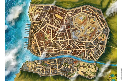 Battlemaps Fantasy Map Fantasy City Tabletop Rpg Maps | Images and ...