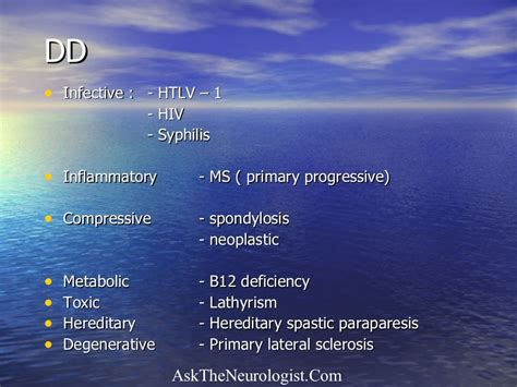 Progressive Spastic Paraparesis