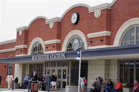 Rochester train station opens doors