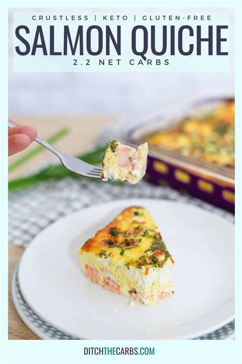 Best Crustless Smoked Salmon and Cream Cheese Quiche | Recipe | Recipes ...