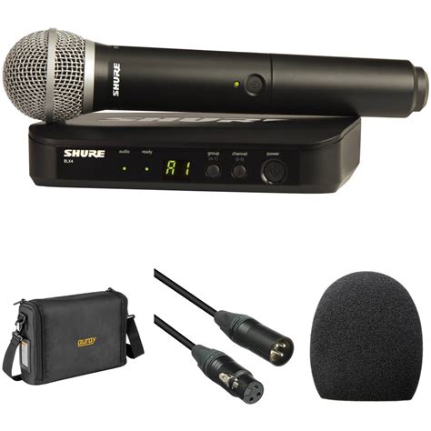 Shure BLX24/PG58 Wireless Handheld Microphone System with PG58