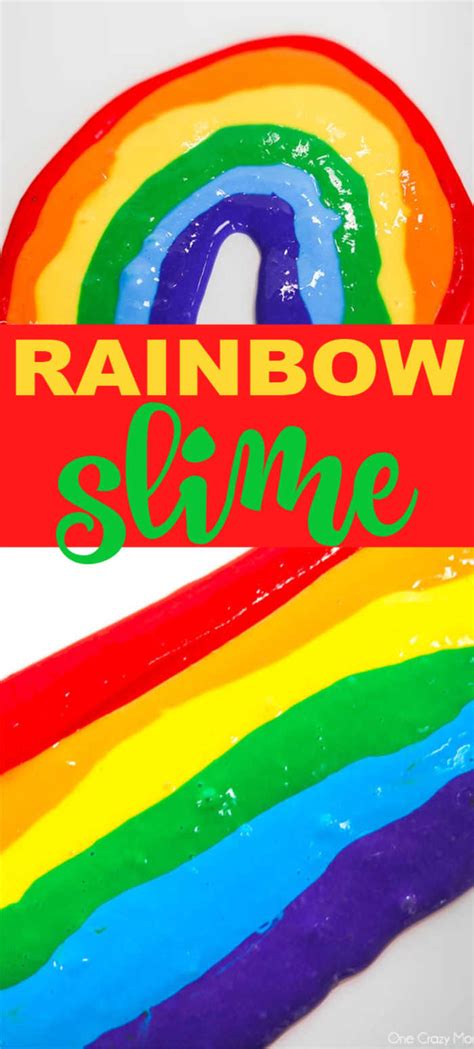 Rainbow Slime - Fun and Colorful Rainbow Slime Recipe