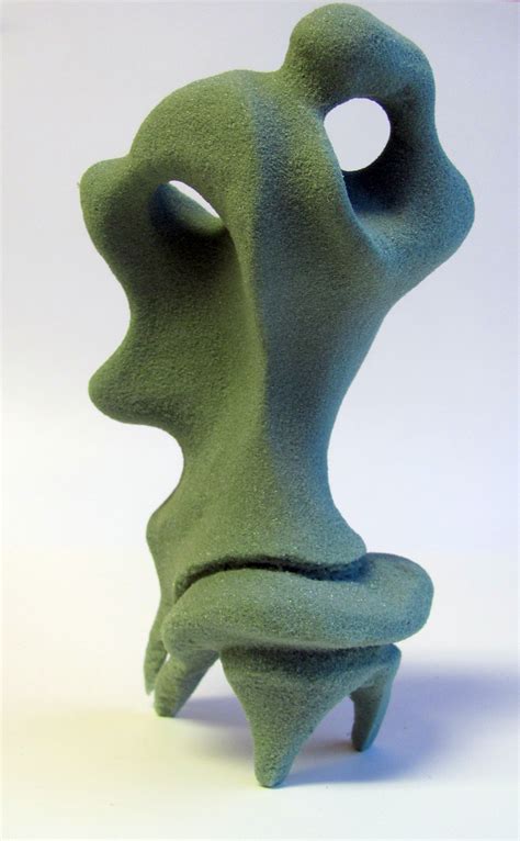 Green Foam Sculpture on Behance