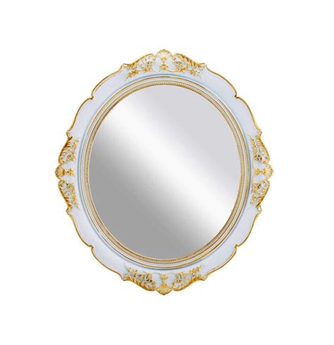 Vintage Antique White Wall Mirror | Luxe Mirrors