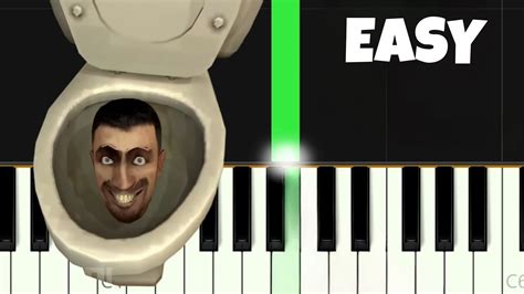 Skibidi Toilet Song - Easy Piano Tutorial - YouTube