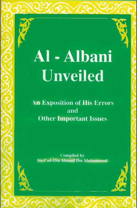 Al Albani Unveiled - Islamic Book Bazaar