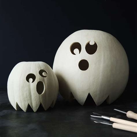 Ghost Pumpkin Carving Ideas