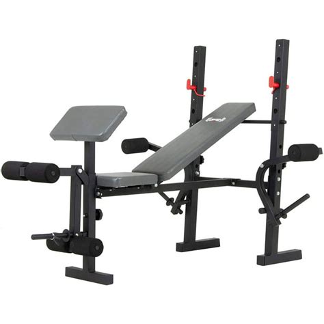 Body Champ BCB580 Standard Weightlifting Bench with Adjustable Incline ...