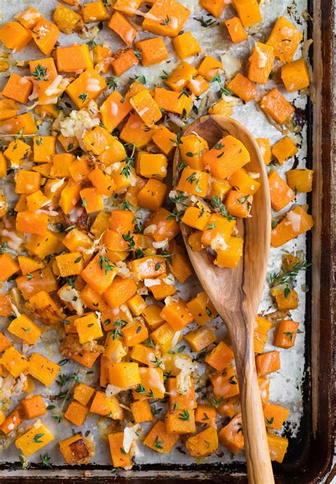 Easy Roasted Butternut Squash Parmesan