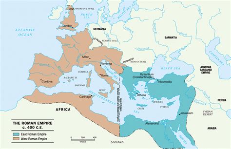 The Beginning of the Byzantine Empire Map Activity