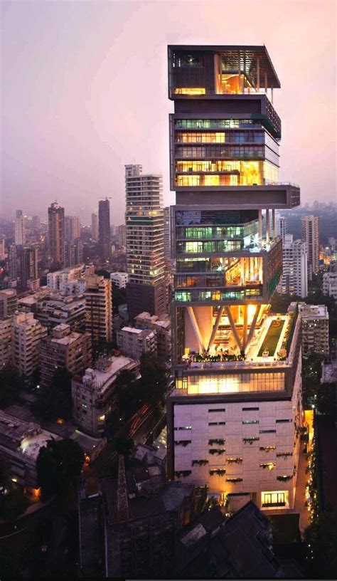 Antilia, the most expensive private residence in the world worth an ...