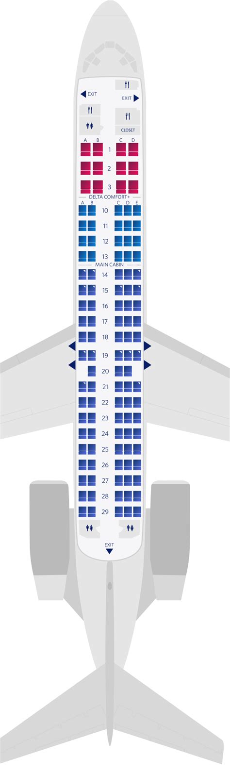 Delta Airlines Seat Map 757 300 | Cabinets Matttroy