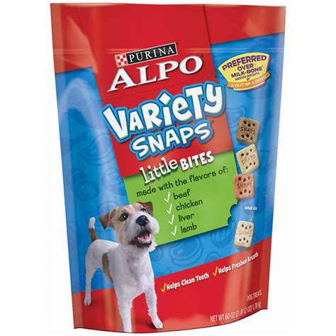 60 Oz. Purina Alpo Variety Snaps Little Bites Dog Treats - Gebo's