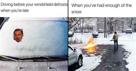 25 Funny Snow Memes To Melt Away Your Winter Blues