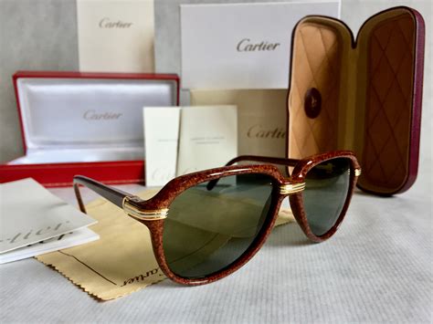 Cartier Vitesse Vintage Sunglasses - Full Set including 2 Cases - New ...