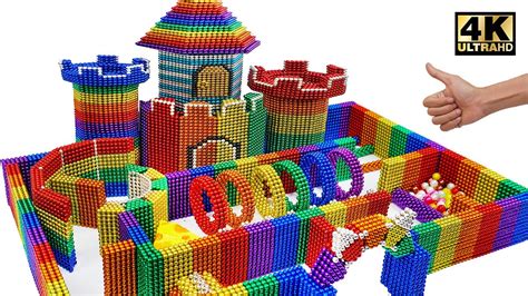 DIY - How To Build Castle Maze For Hamster From Magnetic Balls ...