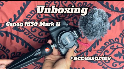 Unboxing my Canon EOS M50 Mark II + accessories | AESTHETIC | - YouTube