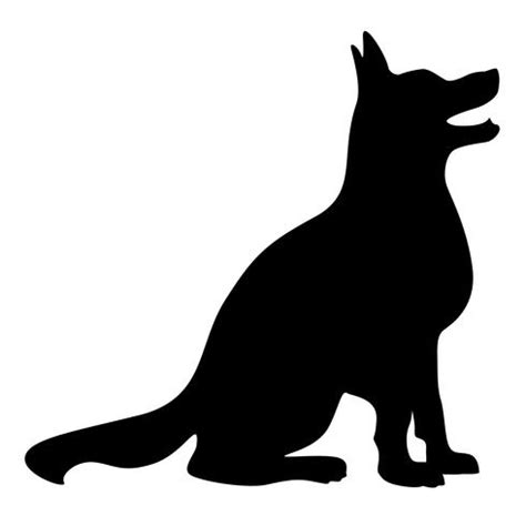 Dog Silhouette Vector Illustration 372413 Vector Art at Vecteezy