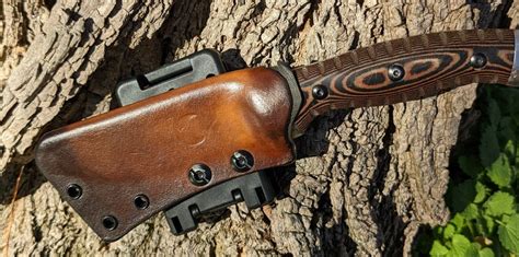 Kydex and Leather Hybrid Knife Sheath - Etsy