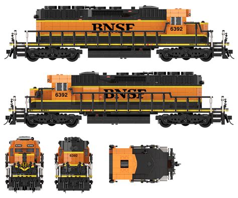 BNSF Heritage 2 Paint Scheme Decals for the SD40-2 – Brick Model Railroader