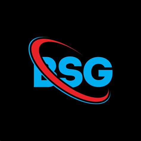 logotipo de bsg. carta bsg. diseño del logotipo de la letra bsg ...