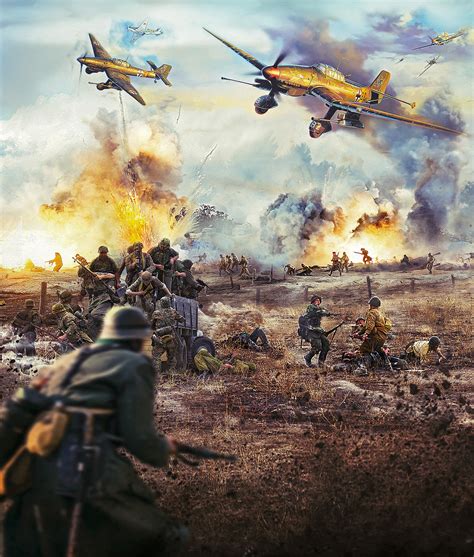 World War 2 Battle field :: Behance